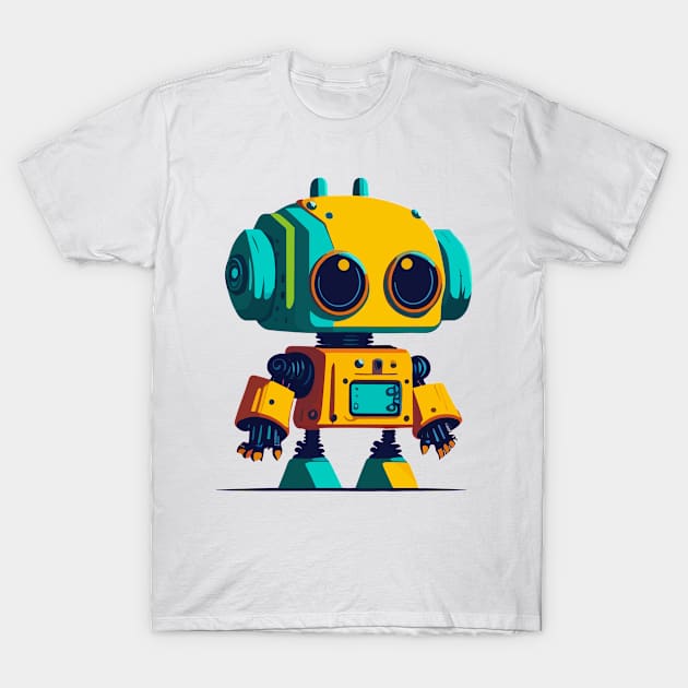 Cute Robot T-Shirt by SpriteGuy95